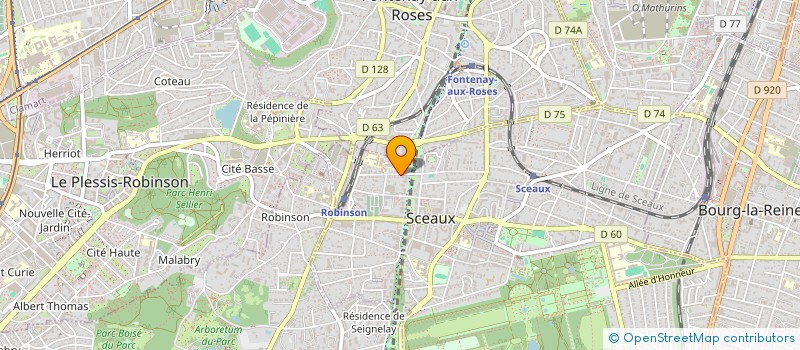 localisation de l'entreprise ZUZKA à SCEAUX