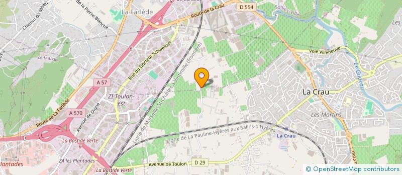 localisation de l'entreprise ZVER FRANCHISE CONSULTING  TOULON