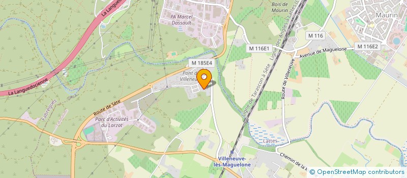 localisation de l'entreprise ZVUNKA PATRIMOINE ET FINANCE  VILLENEUVE-LES-MAGUELONE