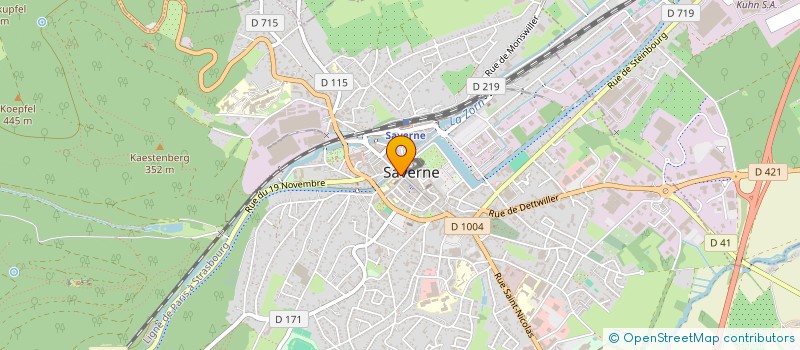 localisation de l'entreprise ZWEI à SAINT-JEAN-SAVERNE