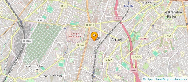 localisation de l'entreprise ZWIB COMPANY à ARCUEIL