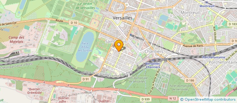 localisation de l'entreprise ZWINGELSTEIN à VERSAILLES