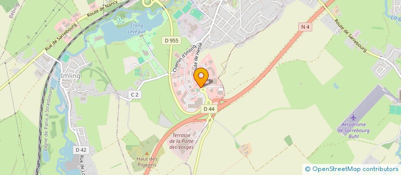 localisation de l'entreprise ZWX 777 à SARREBOURG