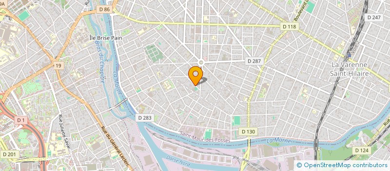 localisation de l'entreprise ZXZ à SAINT-MAUR-DES-FOSSES