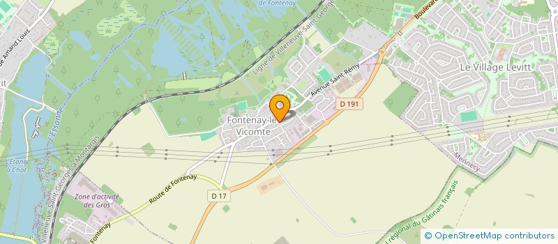 localisation de l'entreprise ZY AUTO à FONTENAY-LE-VICOMTE