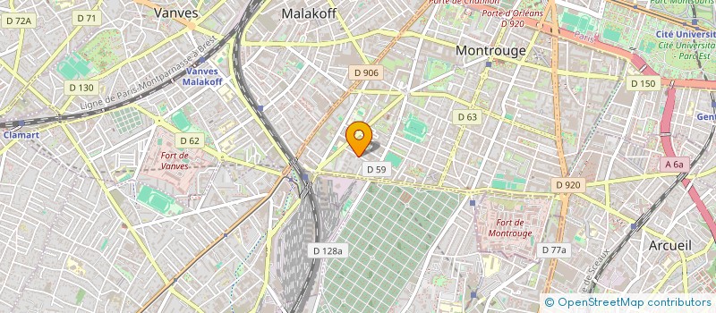 localisation de l'entreprise ZYAB  MONTROUGE