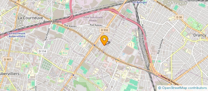 localisation de l'entreprise ZYANELEC à LA COURNEUVE
