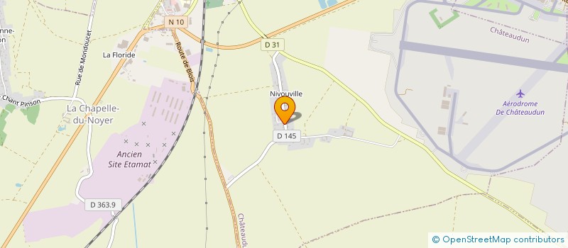 localisation de l'entreprise ZYANVIR à CHATEAUDUN