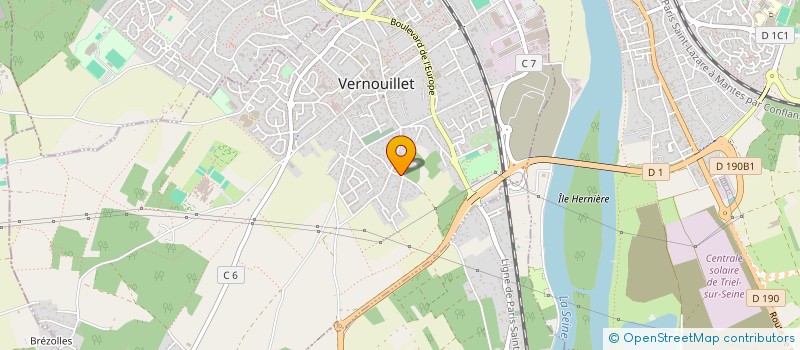 localisation de l'entreprise ZYBRA à VERNOUILLET