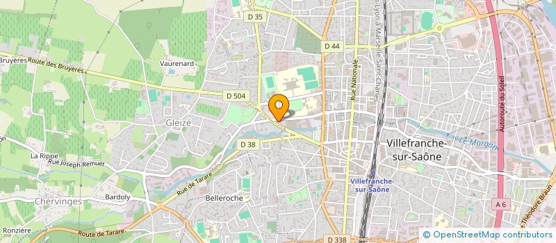 localisation de l'entreprise ZYCAR à VILLEFRANCHE-SUR-SAONE