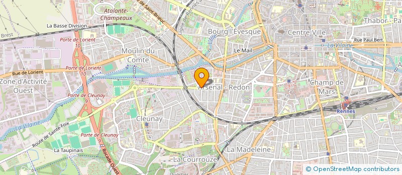 localisation de l'entreprise ZYCLOPE  RENNES