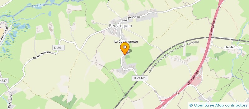 localisation de l'entreprise ZYD-IMMO  BEUVREQUEN