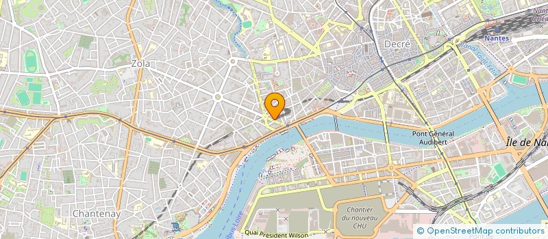 localisation de l'entreprise ZYGOTO à NANTES