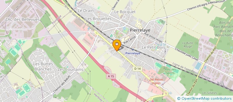 localisation de l'entreprise ZYLER-NORTON  PIERRELAYE