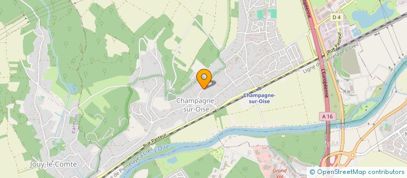 localisation de l'entreprise ZYNAPSE  CHAMPAGNE-SUR-OISE