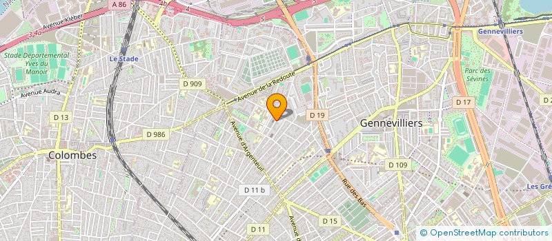 localisation de l'entreprise ZYRIAB à ASNIERES-SUR-SEINE
