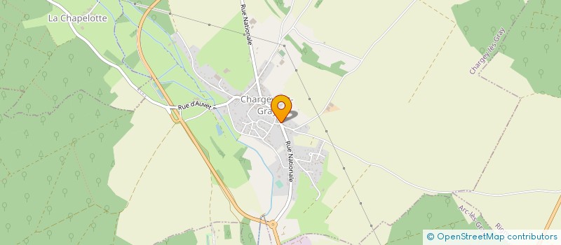 localisation de l'entreprise ZYTA ET ASSOCIE à CHARGEY-LES-GRAY
