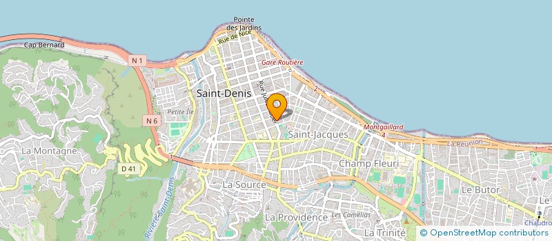 localisation de l'entreprise ZYTH à SAINT-DENIS