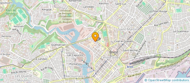 localisation de l'entreprise ZYTHOCAMP à BREST