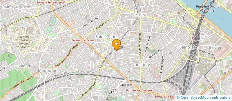 localisation de l'entreprise ZYTHON à BORDEAUX