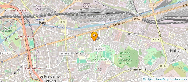 localisation de l'entreprise ZYVA MODE  PANTIN