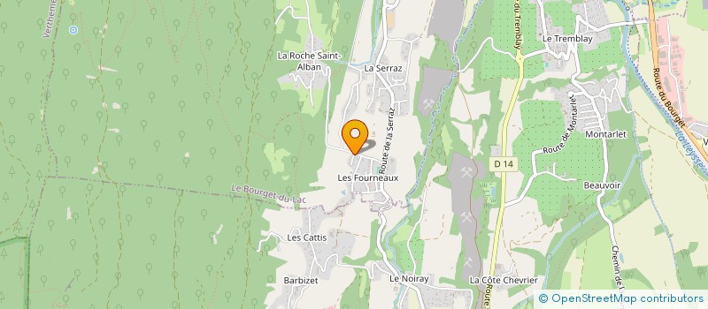 localisation de l'entreprise ZYX  LE BOURGET-DU-LAC