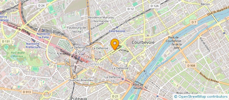 localisation de l'entreprise ZYYNE à COURBEVOIE