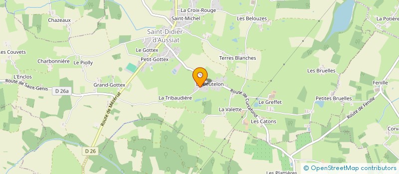 localisation de l'entreprise ZZ CREA  SAINT-DIDIER-D'AUSSIAT