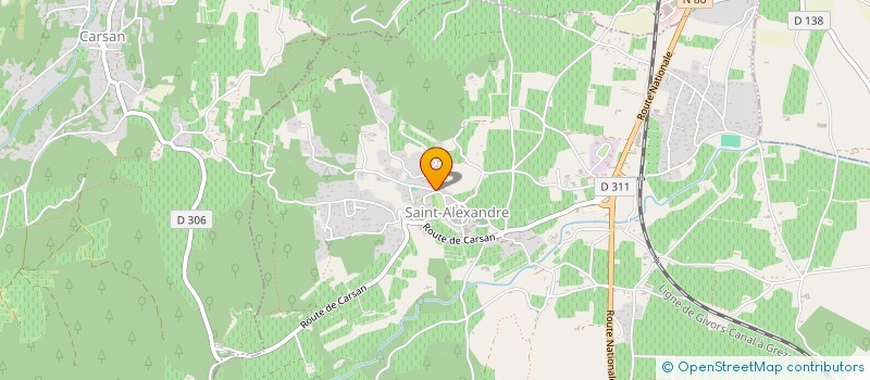 localisation de l'entreprise ZZ POTES  SAINT-ALEXANDRE