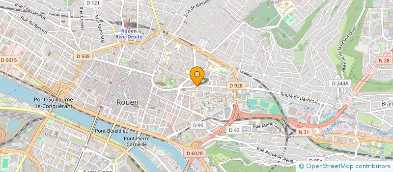 localisation de l'entreprise ZZA à ROUEN