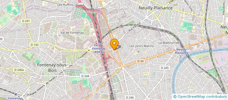 localisation de l'entreprise ZZOPH  FONTENAY-SOUS-BOIS