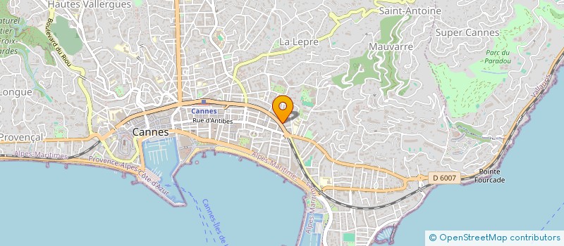 localisation de l'entreprise ZZR MUSIC  CANNES