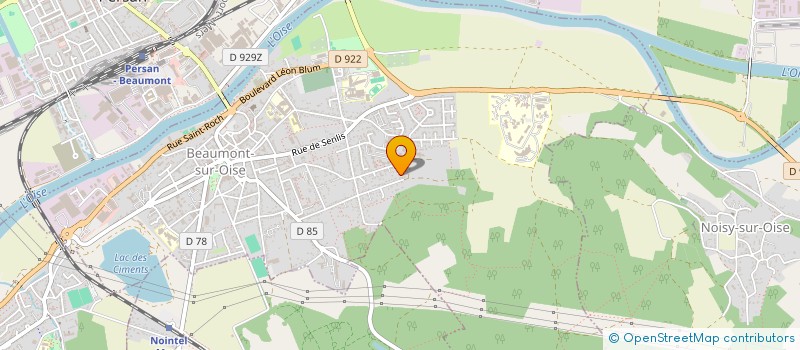 localisation de l'entreprise ZZRK TAXIS  BEAUMONT-SUR-OISE